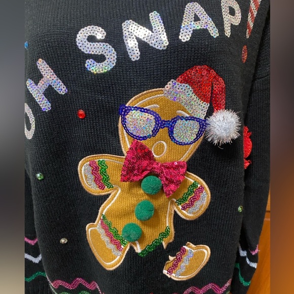 32 Degrees Oh Snap Christmas Sweater - Picture 2 of 4